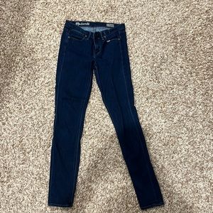 Madewell jeans EUC 27x32 skinny skinny